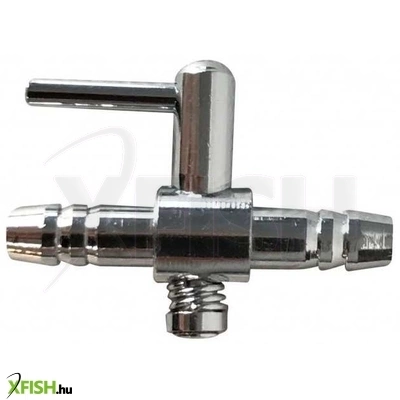 Aqua Nova Csapos Fém Levegőcső Toldó Akvárium Levegőztetéshez 4-6mm