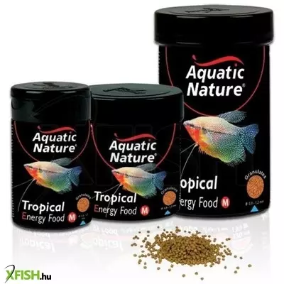 Aquatic nature tropical energy food M szemcsés díszhaleleség - 124ml