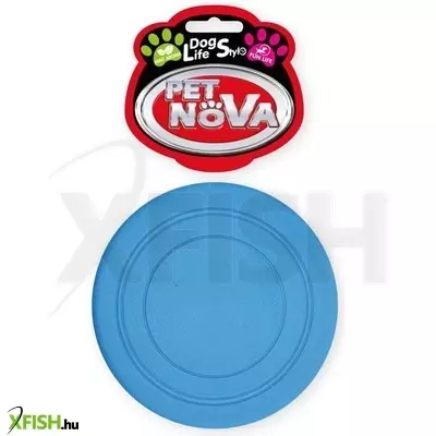 Pet nova (aqua nova) pet nova kutyajáték - tpr gumi frizbi 18cm (kék)