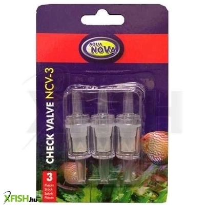 Aqua nova visszacsapó szelep akvárium levegőztetőkhöz (3db)