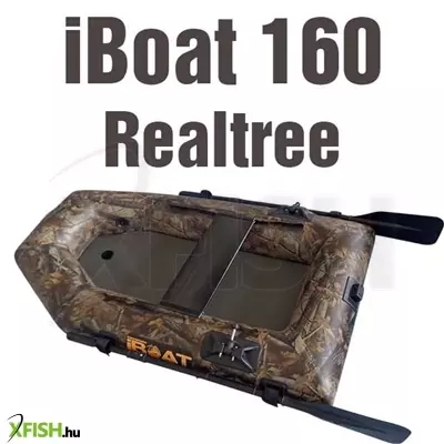 Iboat160 Gumicsónak Kiegészítőkkel Levélmintás