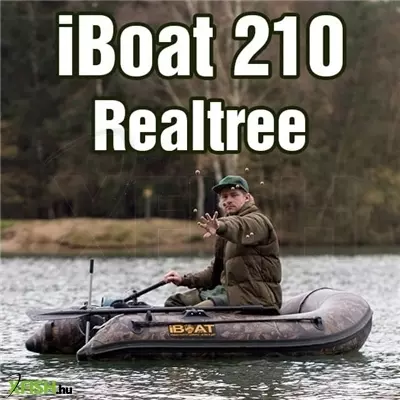 Iboat 210 Gumicsónak Kiegészítőkkel Levélmintás