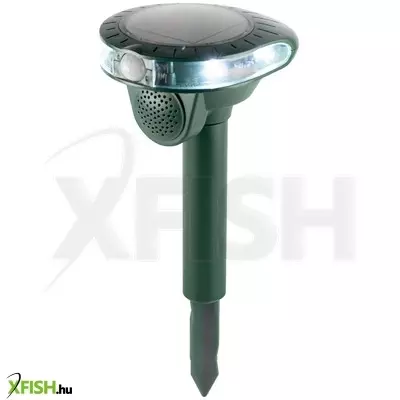 Home ar 01 állatriasztó karó, pir mozgásérzékelő, ultrahang, fényjelzés, 13 - 60 khz, napelem