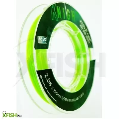 Asso Knight Aktív Fluorocarbon Monofil Távdobó Zsinór 150m 0,31mm 6,3Kg