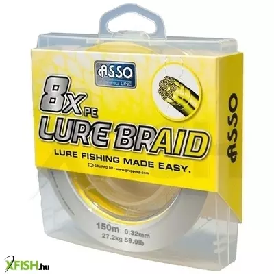 Asso Lure Braid 150M 0,23 8X Fonott Zsinór