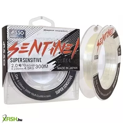 Asso Sentinel Monofil Fluorocarbon Távdobó Zsinór 300m 0,285mm 6,4kg