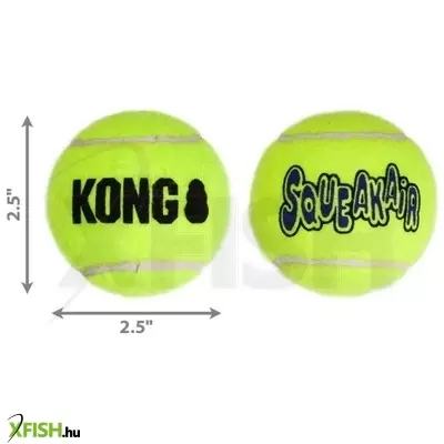 kong squeakair balls teniszladba kutyajáték 3 db m