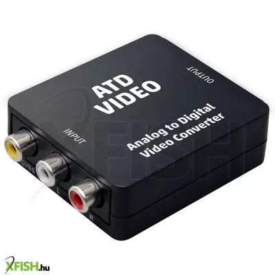 Sal home atd video analóg-digitális videóátalakító, rca-hdmi, usb-a - miniusb tápkábel