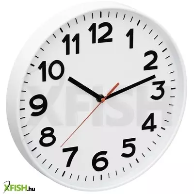 Home awc300wh fali óra, üveg előlap, kontrasztos, jól leolvasható számlap, 1xaa elem tápellátás, átmérő 300mm