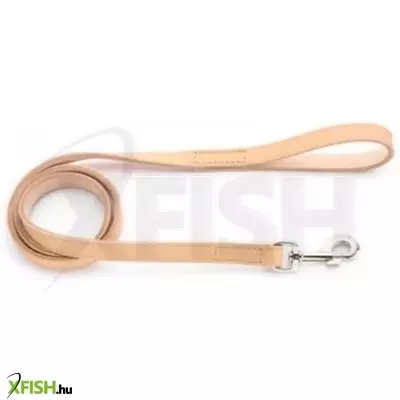 Bende bőr póráz, Füles Normál Karabinerrel 16x1100mm, natúr