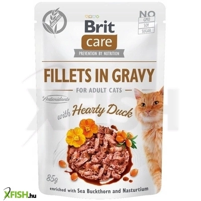Brit Care Cat Alutasak Kacsa Szószban 85g
