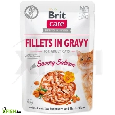brit care cat alutasak lazac szószban 85g