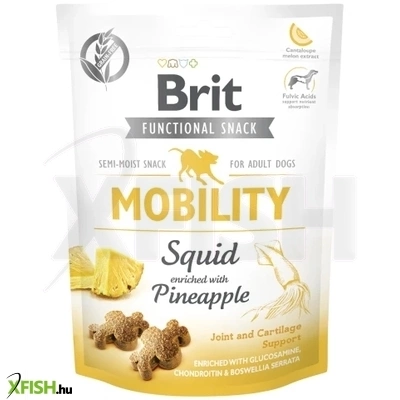 brit functional snack mobility squid kutya jutalomfalat 150g