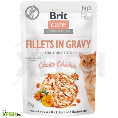 Brit Care Cat Alutasak Csirke Szószban 85g
