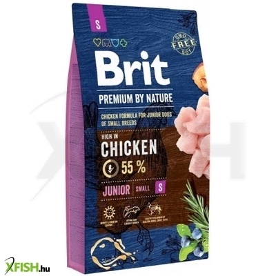Brit Premium By Nature Junior Small Kutyatáp 8000g