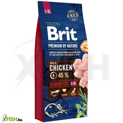 Brit Premium By Nature Senior Large Extra Large Kutyatáp 15000g