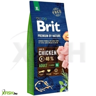 Brit Premium By Nature Adult Extra Large Kutyatáp 15000g