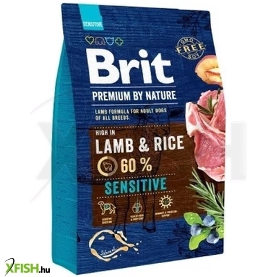 Brit Premium By Nature Sensitive Lamb Kutyatáp 3000g