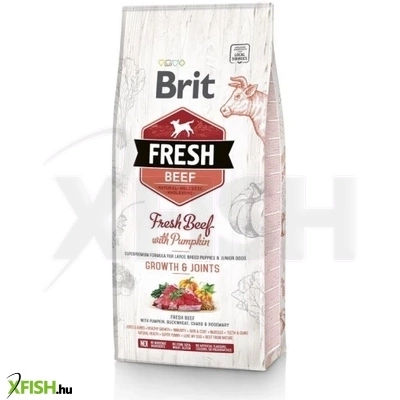 brit fresh beef with pumpkin puppy large kutyatáp 12000g