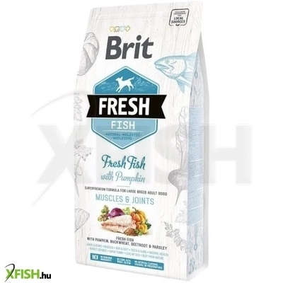 brit fresh fish with pumpkin adult large kutyatáp 2500g