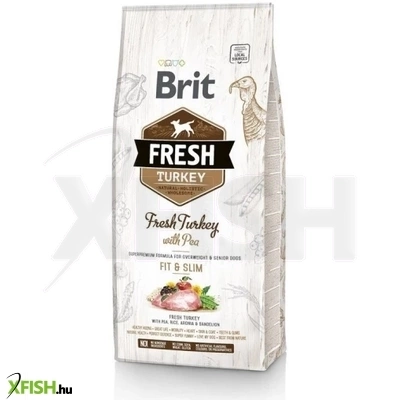 Brit Fresh Turkey With Pea Light Fit & Slim Kutyatáp 12000g