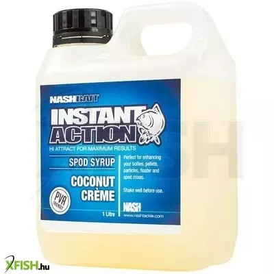 Nash Instant Action Coconut Crme Spod Syrup Locsoló Kókusz 1 Liter