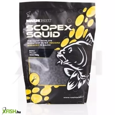 Nash Scopex Squid Feed Etetőpellet 6Mm 900G