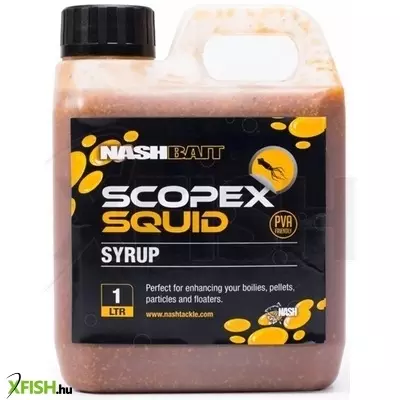 Nash Scopex Squid Syrup Folyékony Locsoló 1L