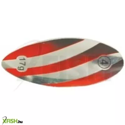 Mistrall Willow Körforgó Villantó Piros Ezüst Csíkos 3-as 12g 1db/csomag