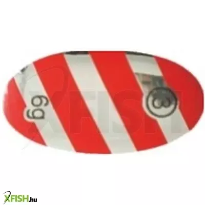 MIstrall Ospray Piros Ezüst Csíkos Körforgó Villantó 1-es 3g