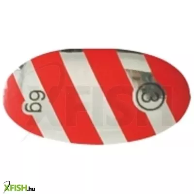 MIstrall Ospray Piros Ezüst Csíkos Körforgó Villantó 3-as 6g