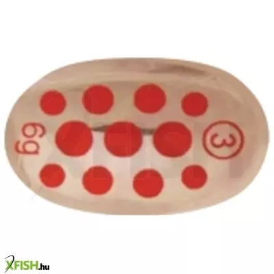 Mistrall Style Bronz Piros Pöttyös Körforgó Villantó 4-es 10g