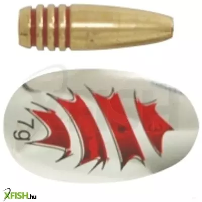 Mistrall Vortex Bronz Ezüst Piros Mintás Körforgó Villantó 3-as 7g