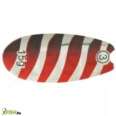 Mistrall Laguna Piros Ezüst Csíkos Körforgó Villantó 1-es 6g