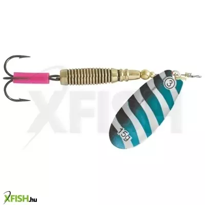 Mistrall Laguna Körforgó Villantó Fekete Kék Csíkos 2-es 10g 1db/csomag