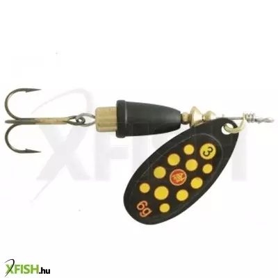 Mistrall Hrt Bell Fekete Sárga Pöttyös Körforgó Villantó 3-as 6Gr