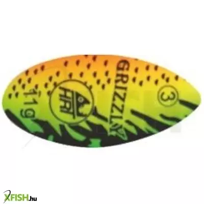 Mistrall Grizzly Körforgó Villantó Sárga Zöld Mintás 3-as 11g 1db/csomag