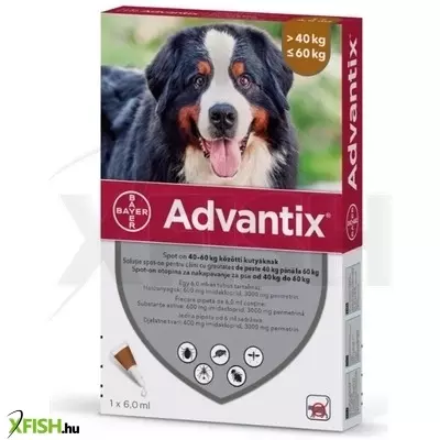 Advantix spot on 40-60 kg közötti kutyáknak AUV 1 x 6 ml