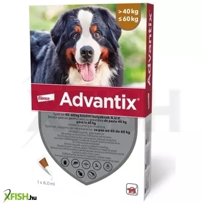 Advantix spot on 40-60 kg közötti kutyáknak A.U.V. 24 x 6 ml