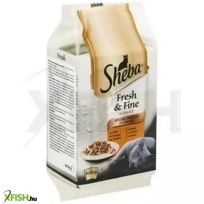 Sheba alutasak mini 6x50gr szárnyas multipack, 12 db/csomag