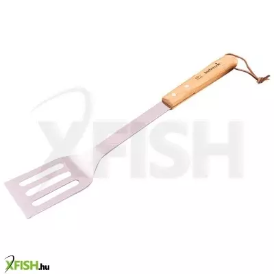 Barbecook bc-acc-7071 rozsdamentes acél forgató lapát, gumifa nyél, 100% fsc, 46cm
