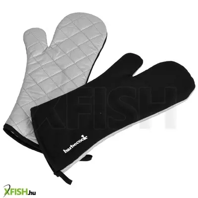 Barbecook bc-acc-7099 hosszú pamut és alumínium grillkesztyű, fekete, 40cm