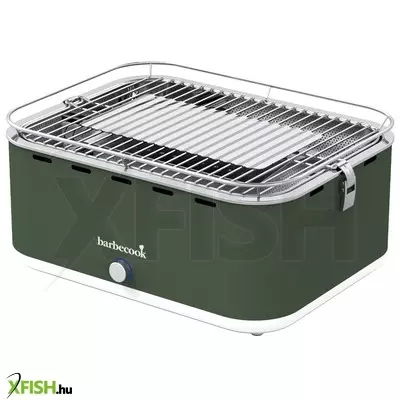 Barbecook bc-cha-1018 carlo asztali faszenes grill, zöld, 44x33x21cm