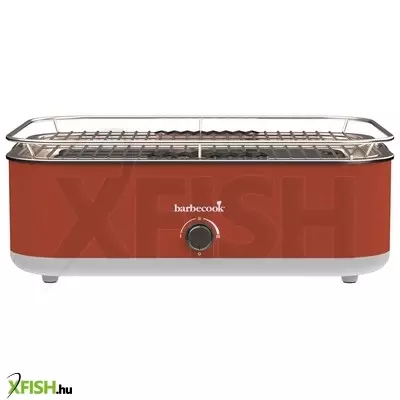 Barbecook bc-ele-1001 e-carlo elektromos asztali grill, piros, 42,5x33x16,5cm