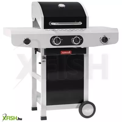 Barbecook bc-gas-2014 siesta 210 black edition gázgrill, oldalégővel, 112x56x118cm