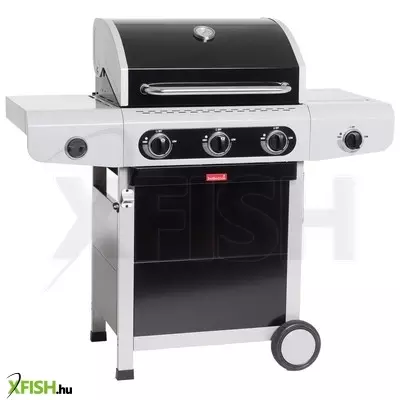 Barbecook bc-gas-2018 siesta 310 black edition gázgrill, oldalégővel, 124x56x120cm
