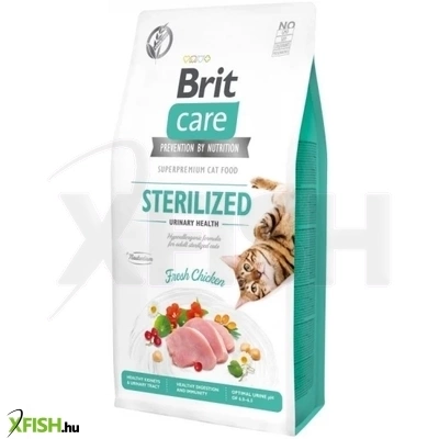 Brit Care Cat Grain Free Sterilized Urinary Macskatáp 7000g