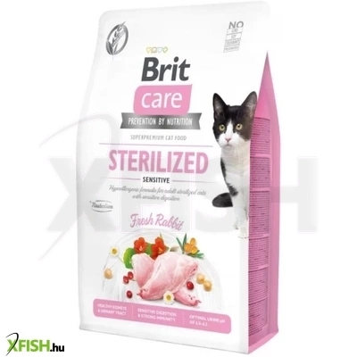 Brit Care Cat Grain Free Sterilized Sensitiv Macskatáp 2000g