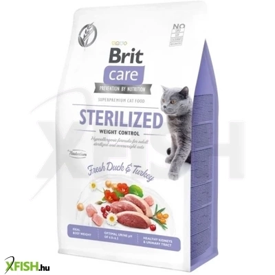 Brit Care Cat Grain Free Sterilized Weight Macskatáp 400g