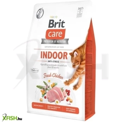 Brit Care Cat Grain Free Adult Indoor Anti Stress Macskatáp 2000g
